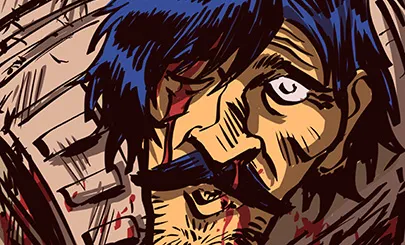 7 Un uomo con un bastone fa la legge